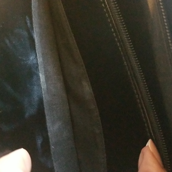 VINTAGE JASMIN Genuine Leather Clutch w/shoulder straps, Perfect Shape - Picture 8 of 9